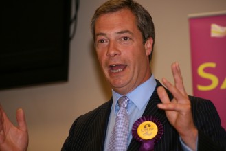 Nigel Farage, leader of the UK Independence Party