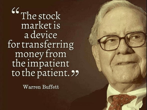 Patience - Words of wisdom from Warren Buffet