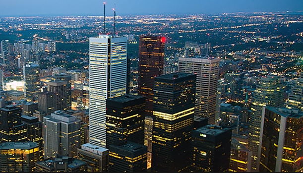 Toronto, Canada, Financial Skyline