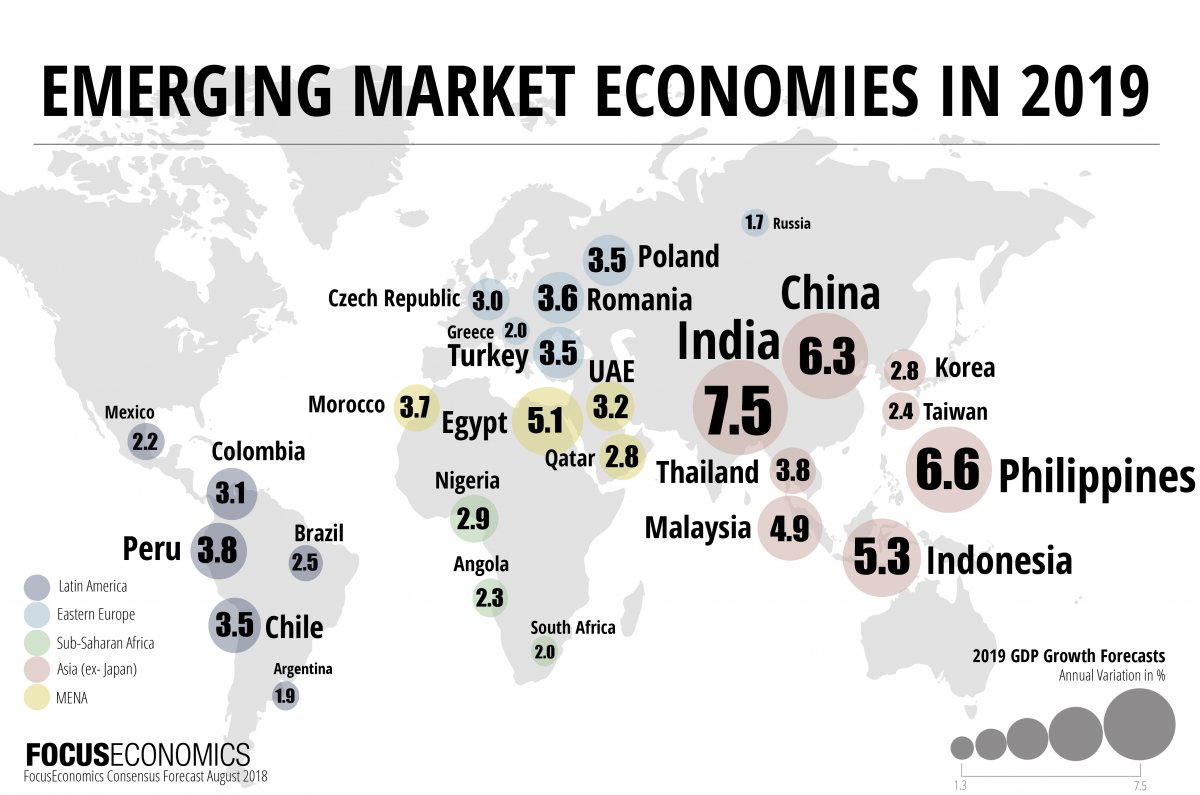 Emerging Market Economies in 2019