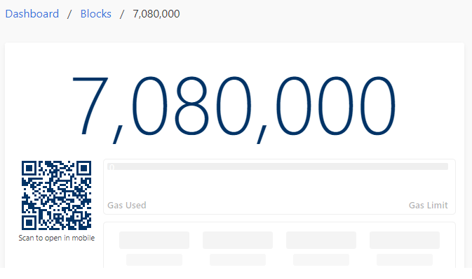 The upgrade is due to go live at block 7,080,000