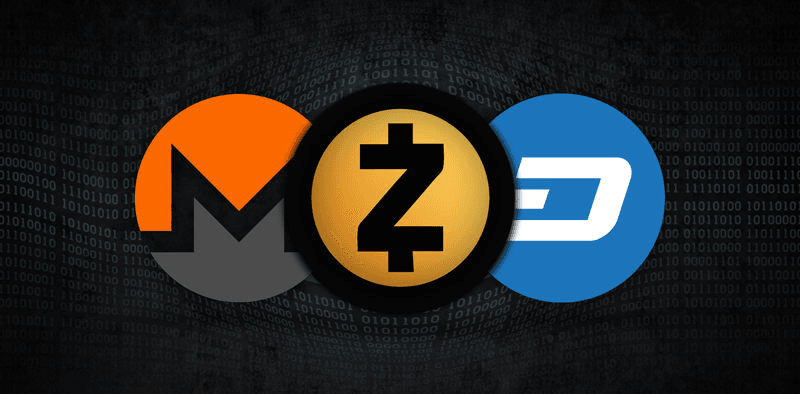 The Big Three Privacy Coins: Monero, Dash and Zcash