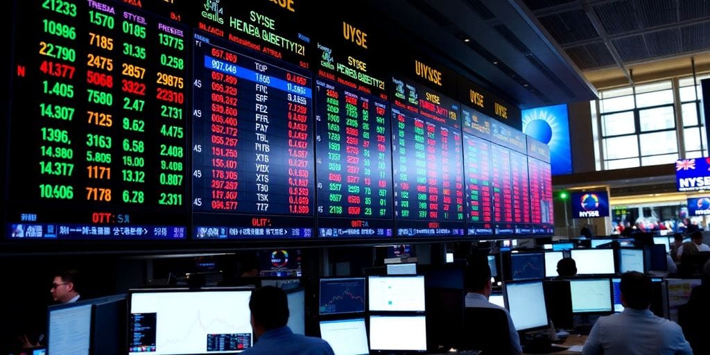 Forex traders engaged in a vibrant trading environment.