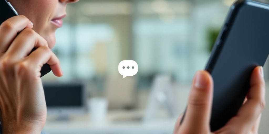 Person interacts with customer service.