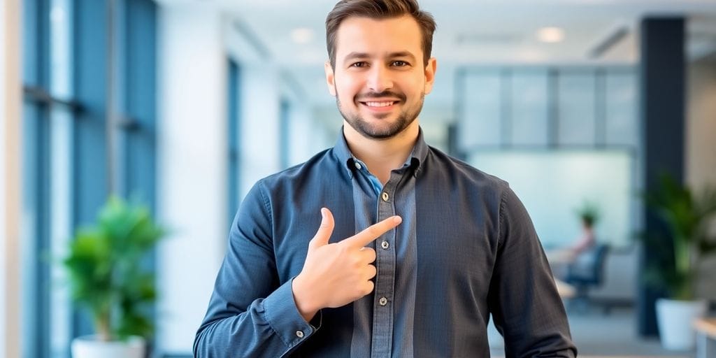 Man holding phone with Robinhood app