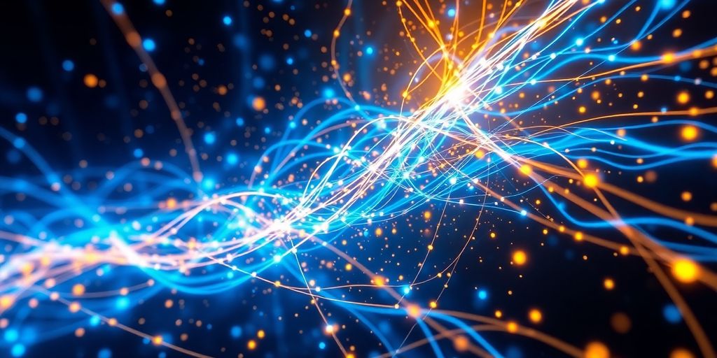 Bull and bear figures in a dynamic trading arena.