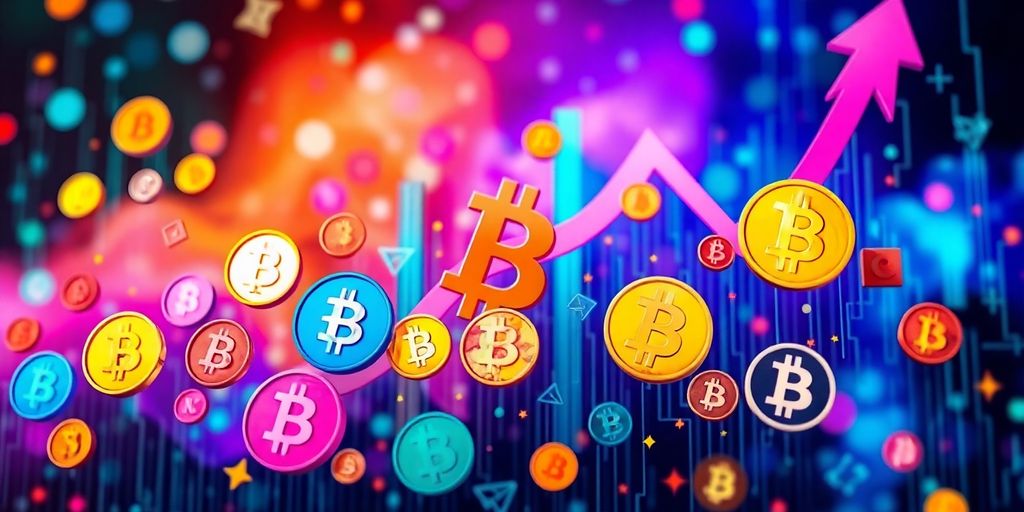 Binance cryptocurrency trading interface with trending coins.