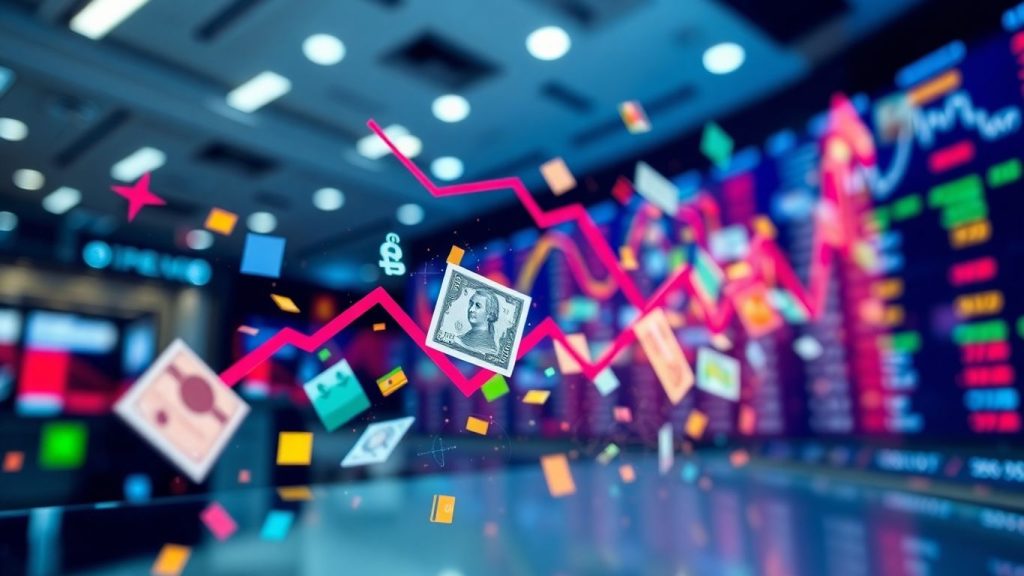 Forex trading platform interface with currency charts.