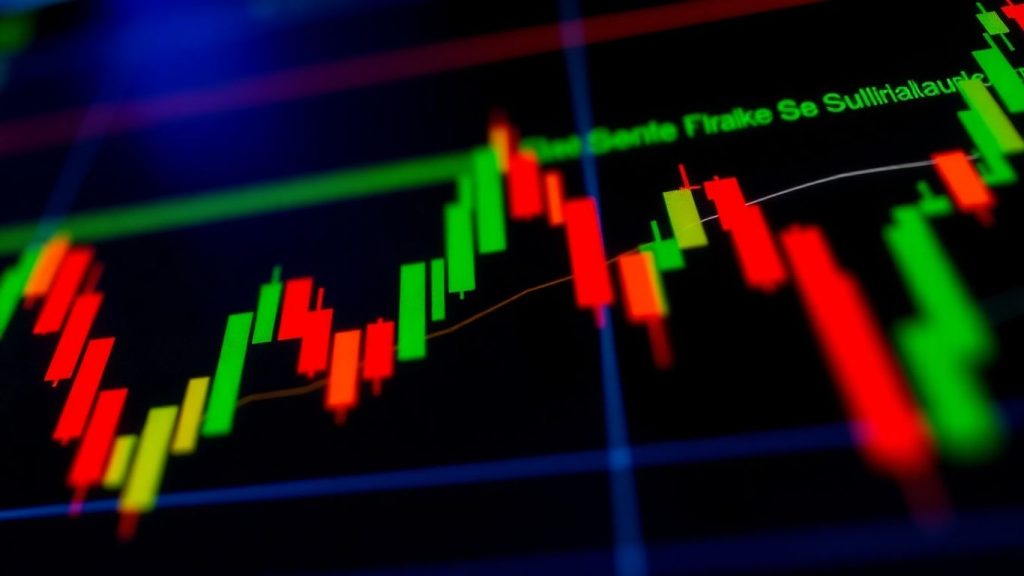 Trading chart with a clear pattern.