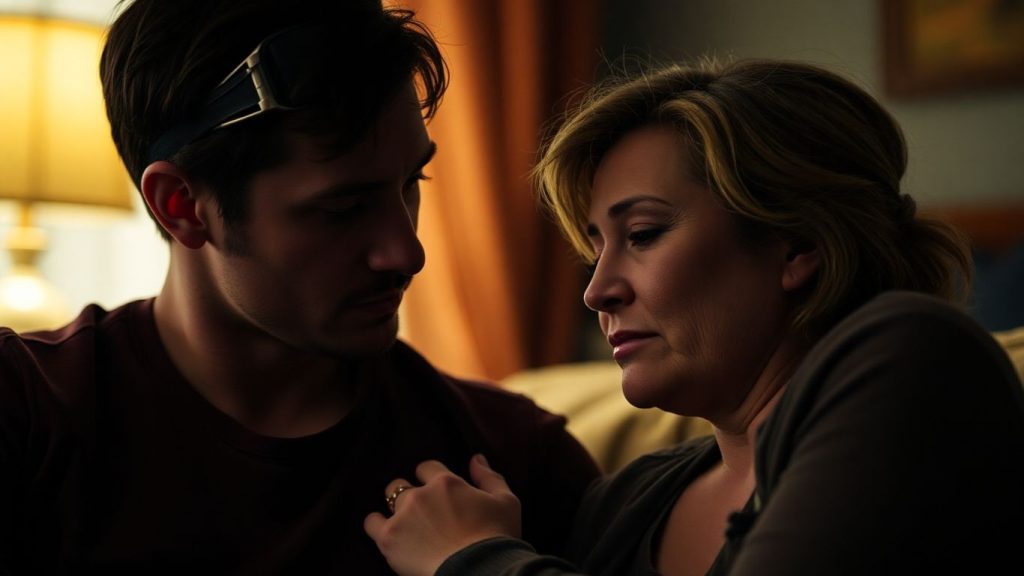 Actors in the critically acclaimed movie 'Broker' looking emotional.