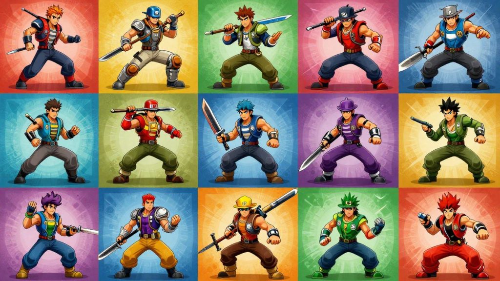 Broker Phighting fanart collage