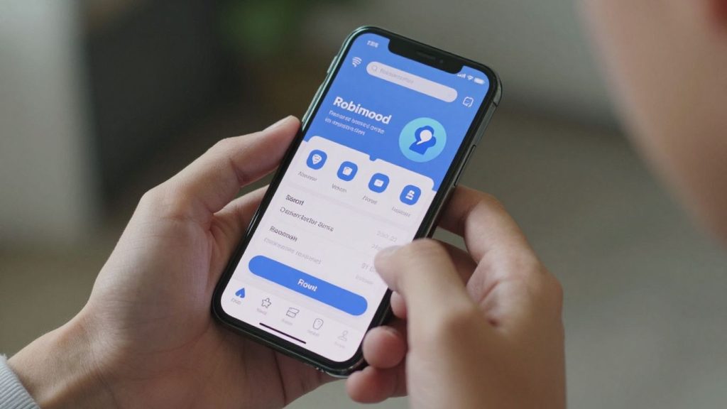 Robinhood app on a smartphone screen.
