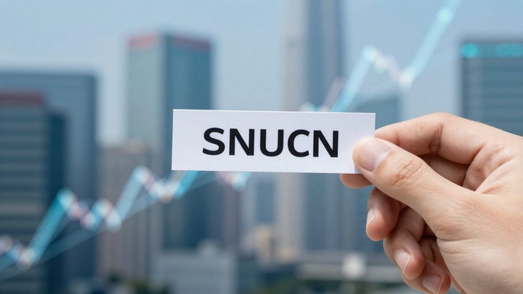 Option trading strategies visualized with stock ticker and city background.