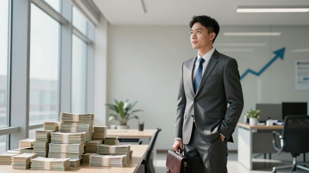 Insurance broker achieving high income in 2026.