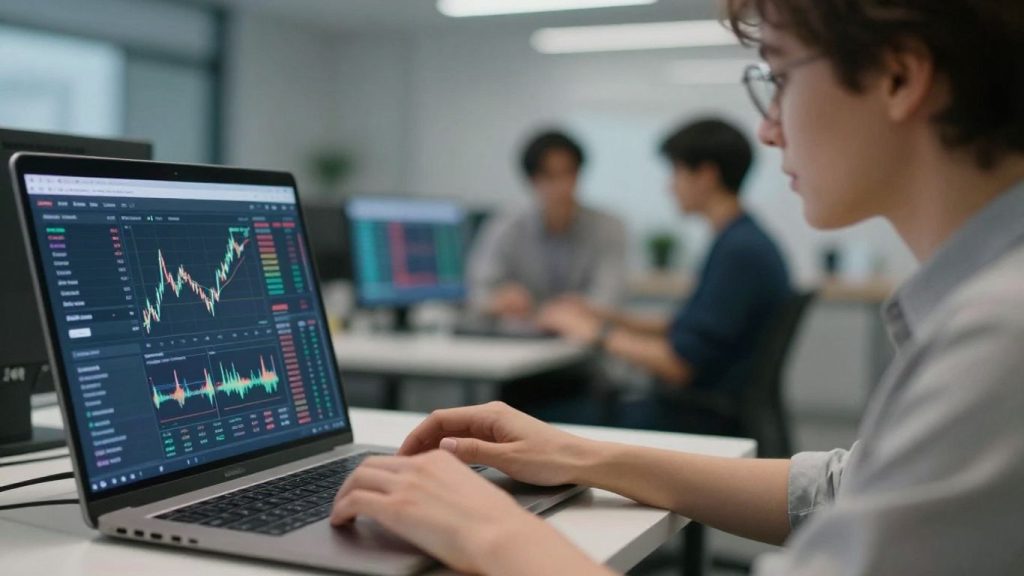 Online forex trading with a professional.