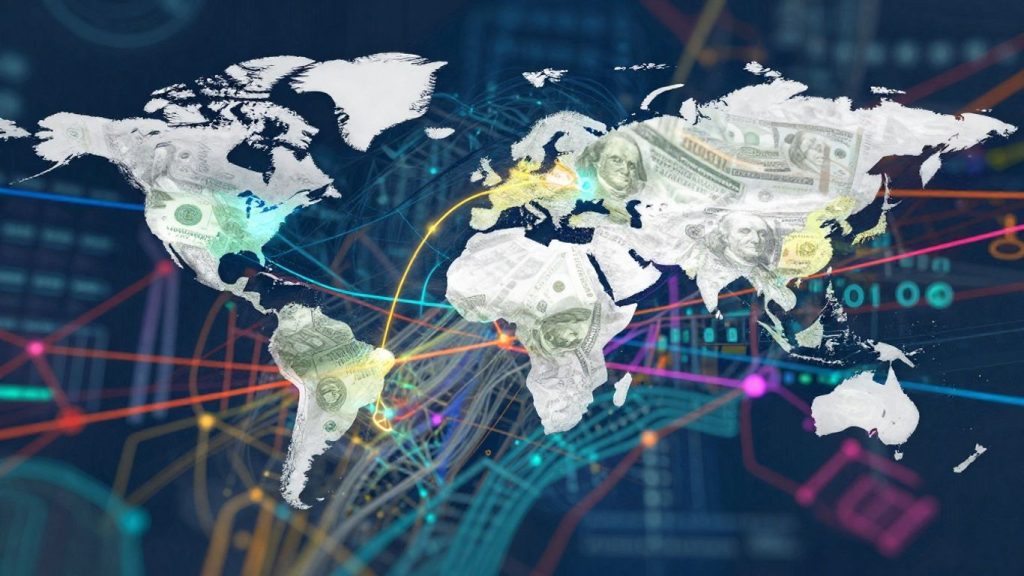 Forex market currency exchange flow