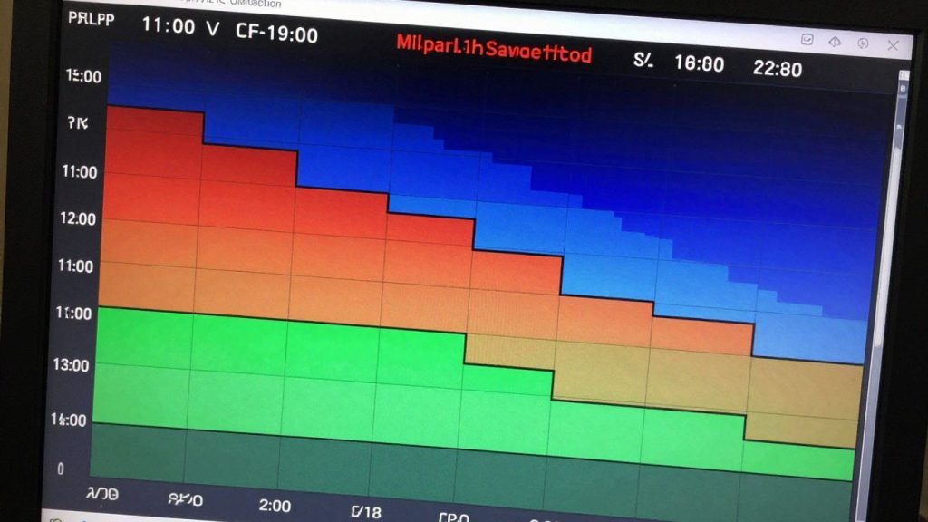 MT4 session indicator on a trading terminal screen.