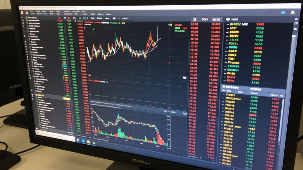 Schwab trading platform interface on a computer screen.