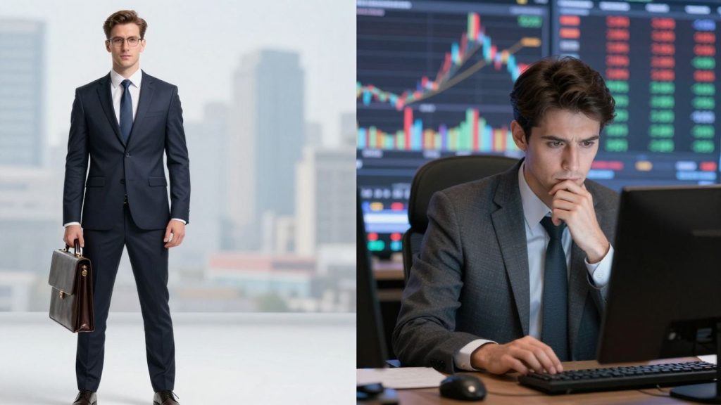 Broker and trader comparison image