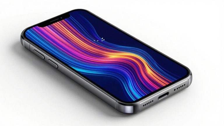 Android phone showing forex trading app