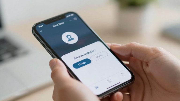 Secure TradingView login on a smartphone.