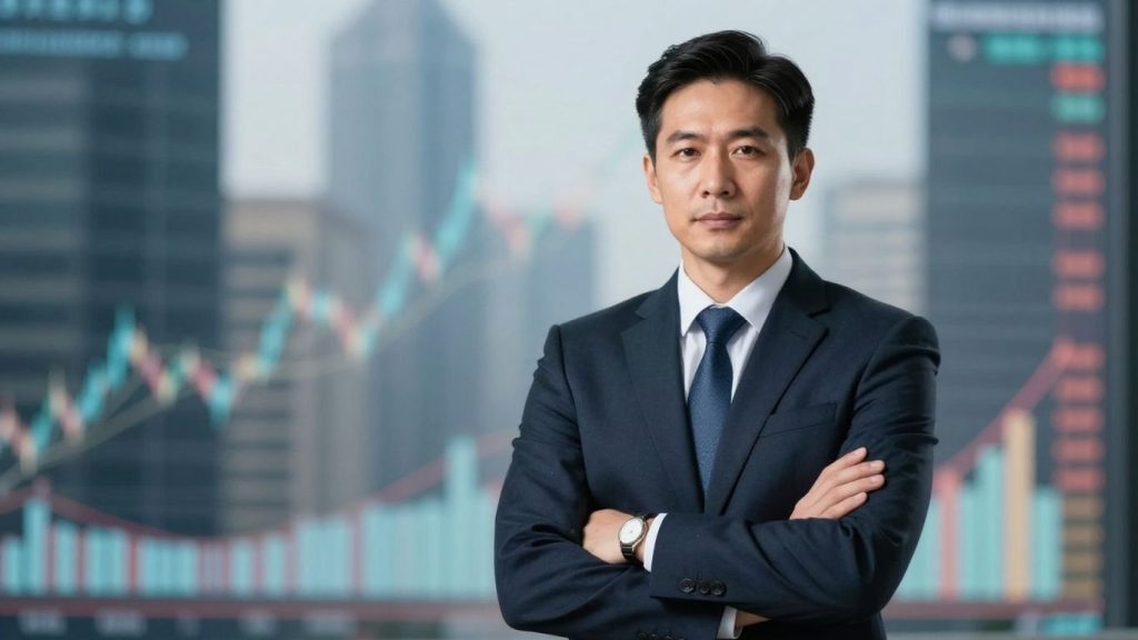 Stock market broker navigating investment opportunities in 2026.