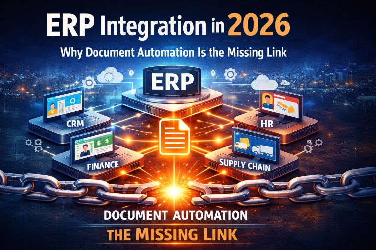 ERP Integration in 2026 - Why Document Automation Is the Missing Link