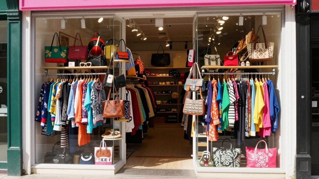 Crossroads Trading Company storefront with stylish resale fashion.